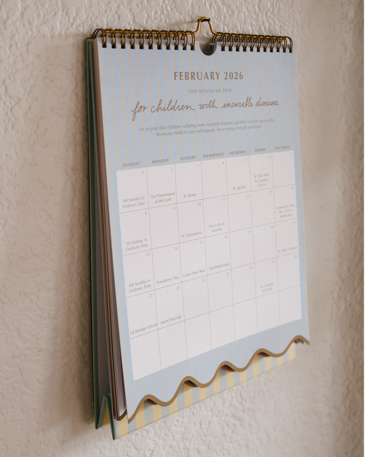 2026 Catholic Liturgical Calendar
