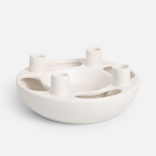 Modern Ceramic Advent Wreath