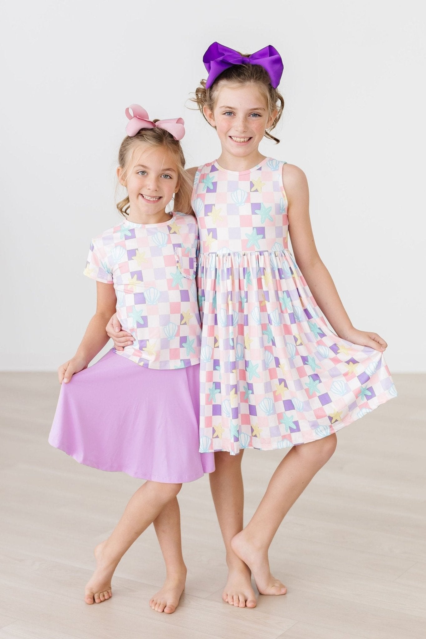 Beach Days Ruffle Pocket Tee - Blissfully Lavender BoutiqueMila & Rose ®