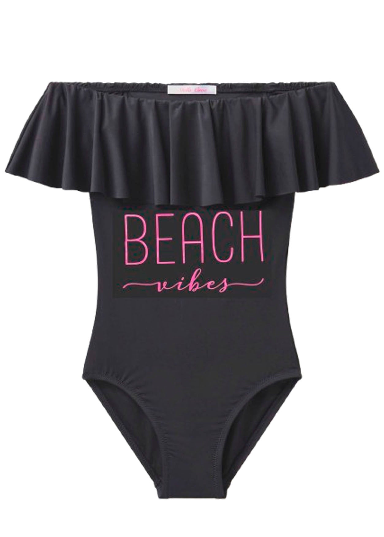 Beach Vibes Black Swimsuit - Blissfully Lavender BoutiqueStella Cove