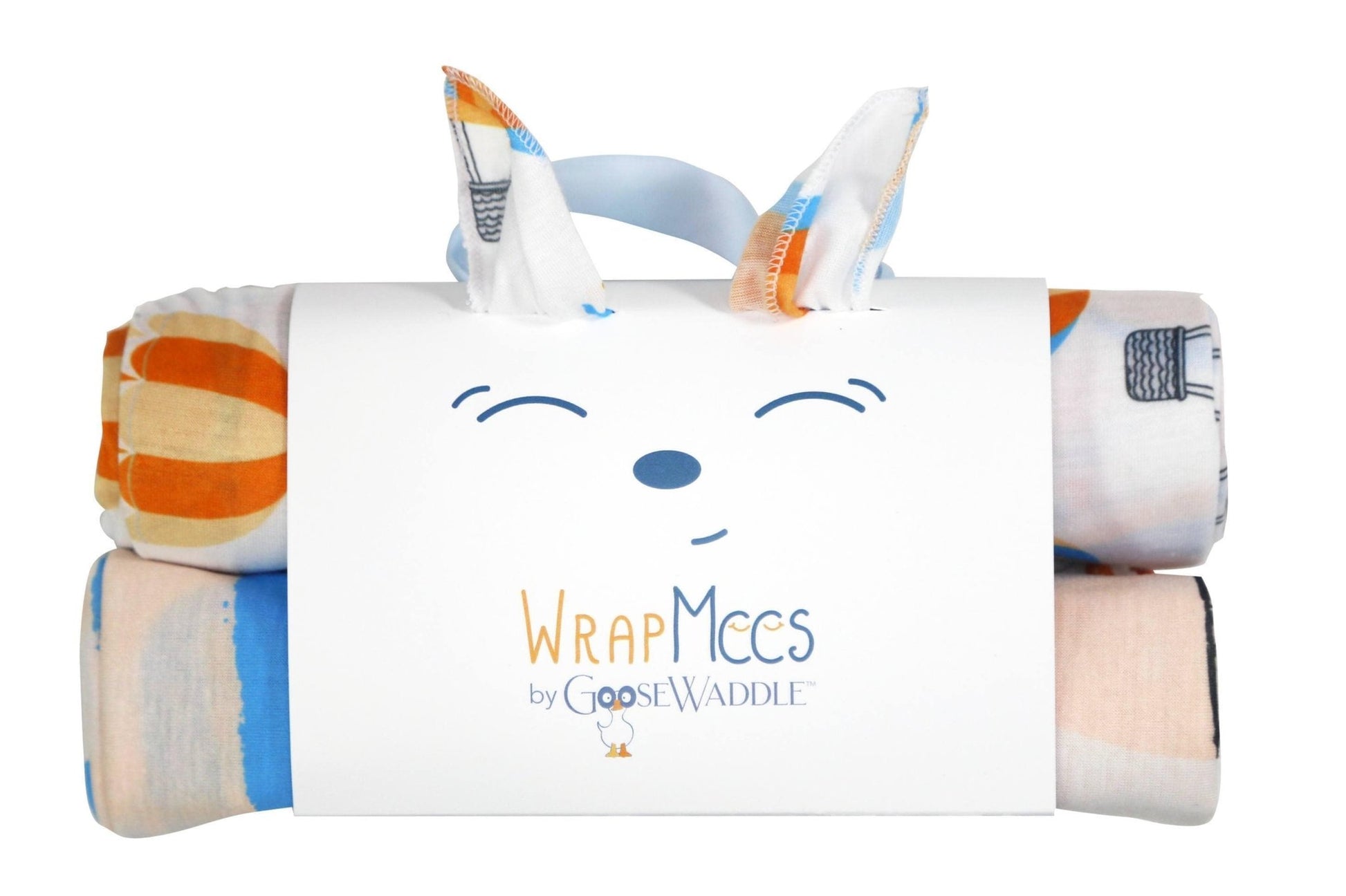 Bear and Hot Air Balloons Receiving Blankets - 2 Pack - Blissfully Lavender BoutiqueGoosewaddle® | Newborn Baby Blankets Toys Teethers Bibs & More