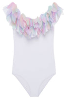 White Unicorn Petals Swimsuit