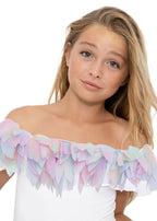 White Unicorn Petals Swimsuit