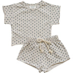 Berry Floral Short Set - Blissfully Lavender BoutiqueMebie Baby