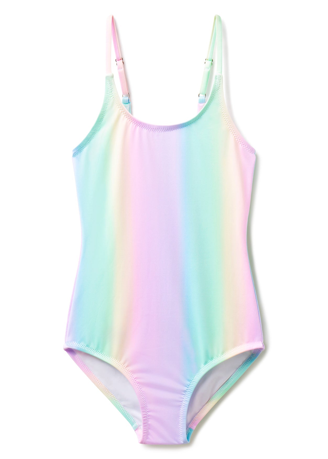 Rainbow Adjustable Straps Swimsuit