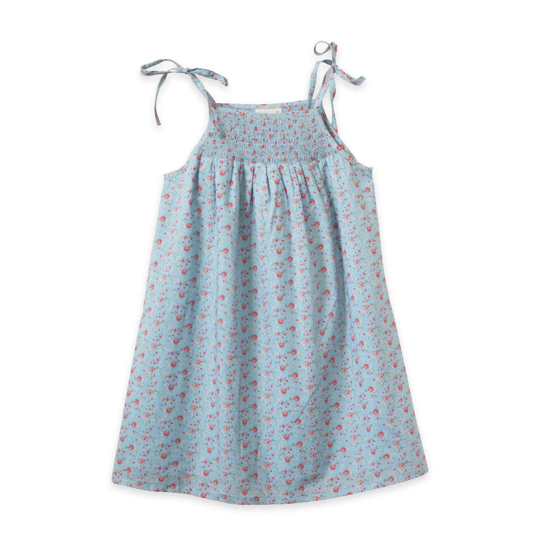 Girls Betty Summer Posy Smocked Strap Dress
