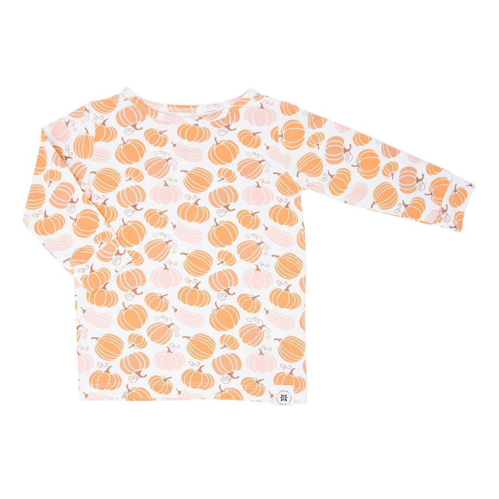 Girls Pumpkin Pajama Set