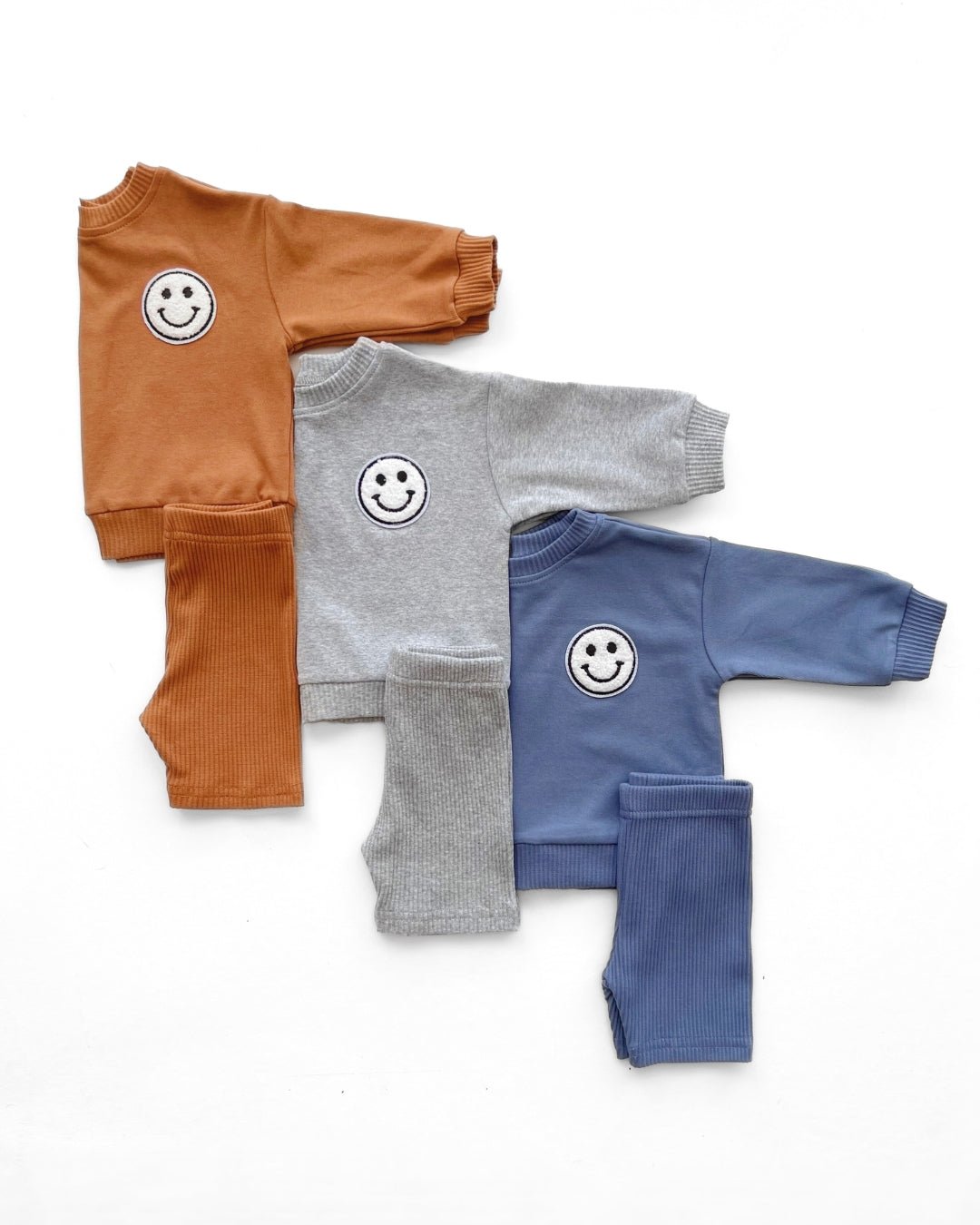 Boys Blue Biker Shorts Set