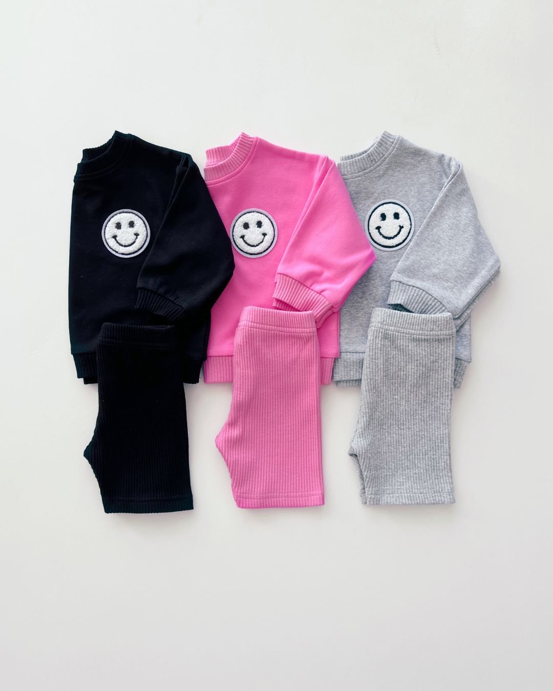 Girls Gray Lounge Biker Shorts Set
