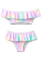 Rainbow Ruffle Bikini
