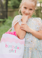 Birthday Girl Gift & Toy Tote - Blissfully Lavender BoutiqueBits & Bows