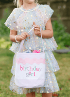 Birthday Girl Gift & Toy Tote - Blissfully Lavender BoutiqueBits & Bows