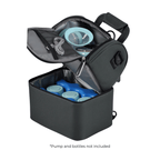 Black Cooler Zipper Bag & Bottle - Fitting Ice Packs - Blissfully Lavender BoutiqueZomee Breast Pumps