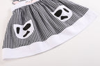 Black Gingham Cute Cow Pocket Dress