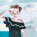 Black Ric Rac Off-Shoulder Swimsuit