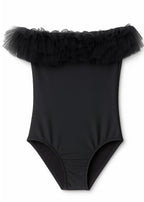 Black Tulle Ballet-Inspired Swimsuit