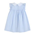 Blue and Pink Bow Ruffle Dress - Blissfully Lavender BoutiqueLil Cactus