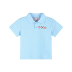 Blue Baseball Polo Shirt