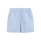 Blue Train T-Shirt and Seersucker Shorts Set