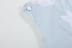 Blue Fuzzy Bunny Overalls