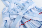 Layered Blue Gingham Sundress
