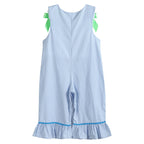 Blue Gingham Pumpkin Playsuit