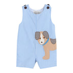 Blue Gingham Shortalls