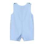 Blue Gingham Shortalls