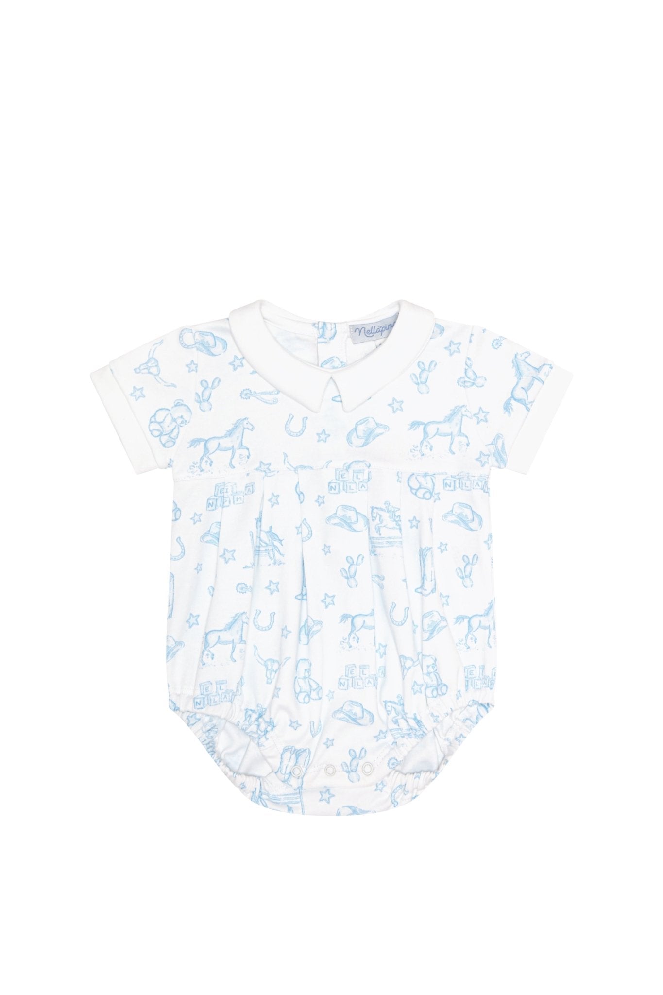 Blue Lone Star Toile Bubble - Blissfully Lavender BoutiqueNella Pima