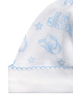 Blue Lone Star Toile Hat - Blissfully Lavender BoutiqueNella Pima