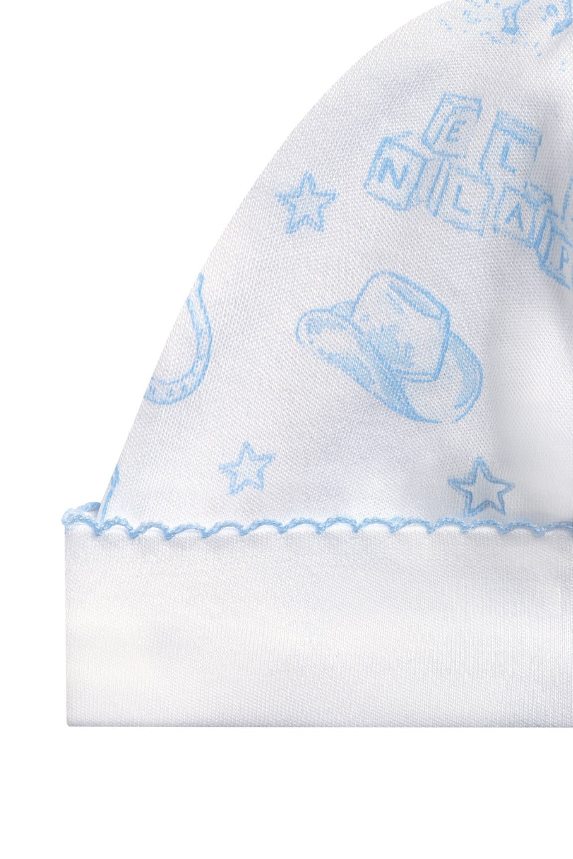 Blue Lone Star Toile Hat - Blissfully Lavender BoutiqueNella Pima