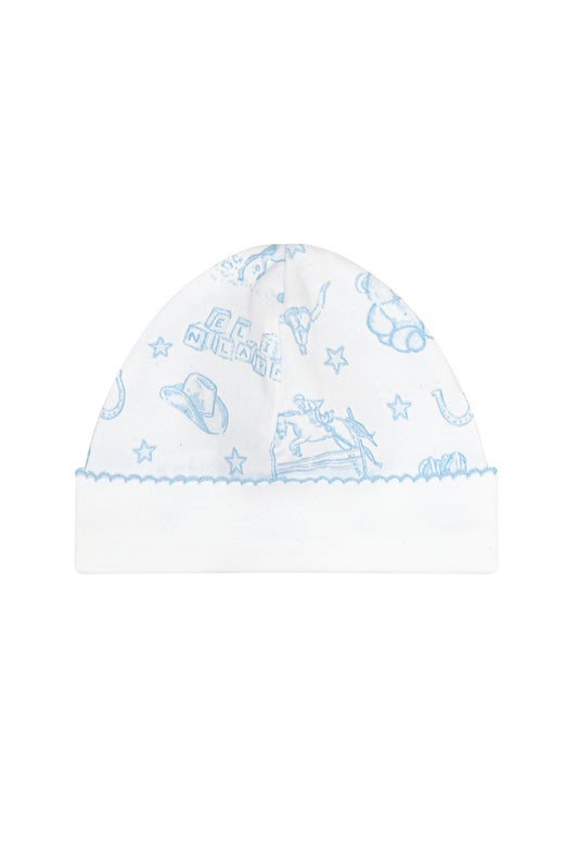 Blue Lone Star Toile Hat - Blissfully Lavender BoutiqueNella Pima