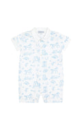 Blue Lone Star Toile Romper - Blissfully Lavender BoutiqueNella Pima