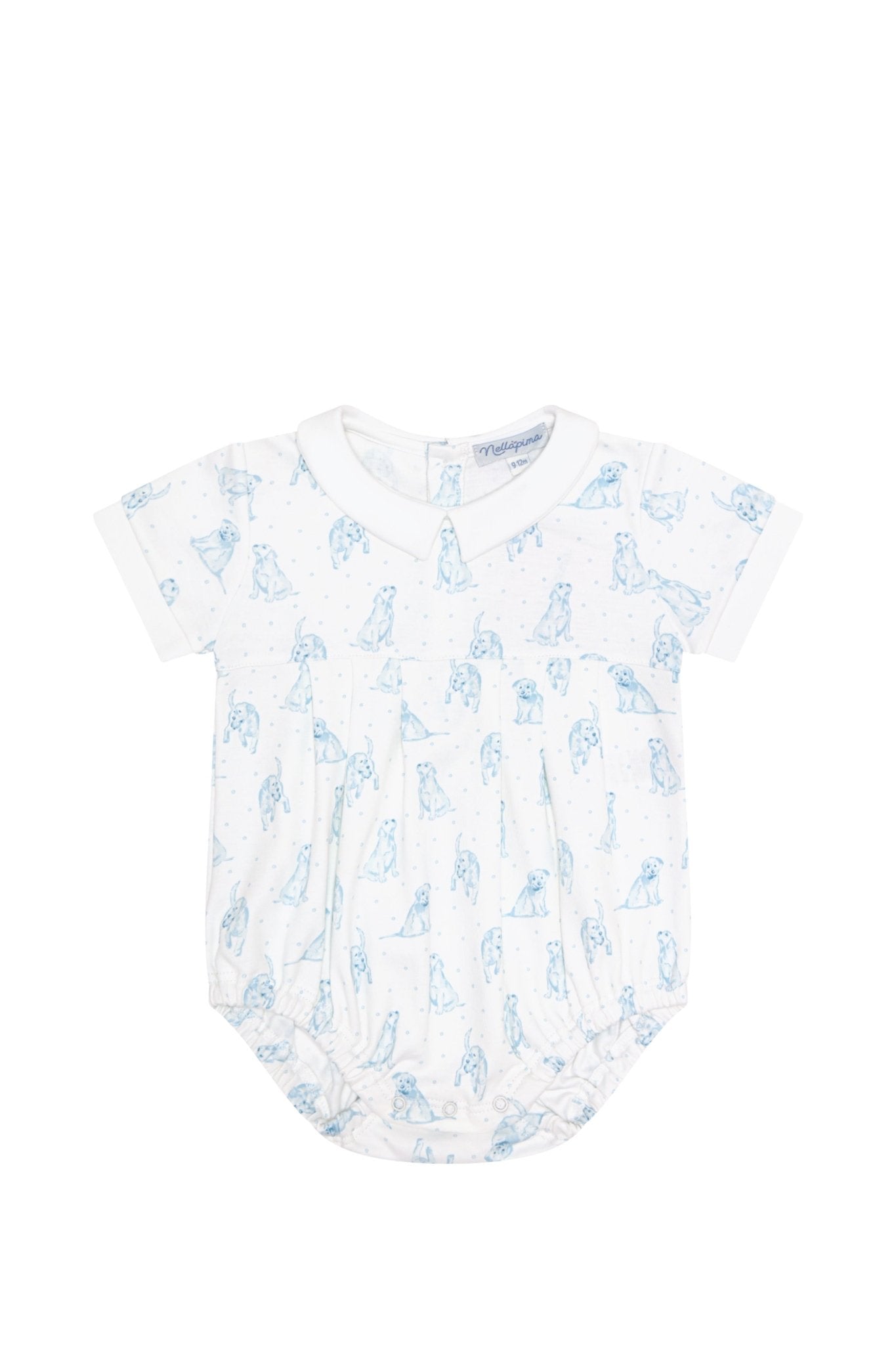 Blue Puppy Love Print Bubble - Blissfully Lavender BoutiqueNella Pima
