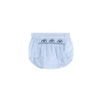 Blue Smocked Car Bloomers