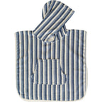 Blue Stripe Organic Cotton Kids Beach Poncho - Blissfully Lavender BoutiqueMebie Baby