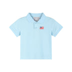 Blue USA Flag Polo Shirt
