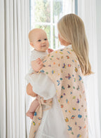 Blush Peach Madame Butterfly Shawl Blanket - Blissfully Lavender BoutiqueTimo & Violet