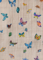 Blush Peach Madame Butterfly Shawl Blanket - Blissfully Lavender BoutiqueTimo & Violet