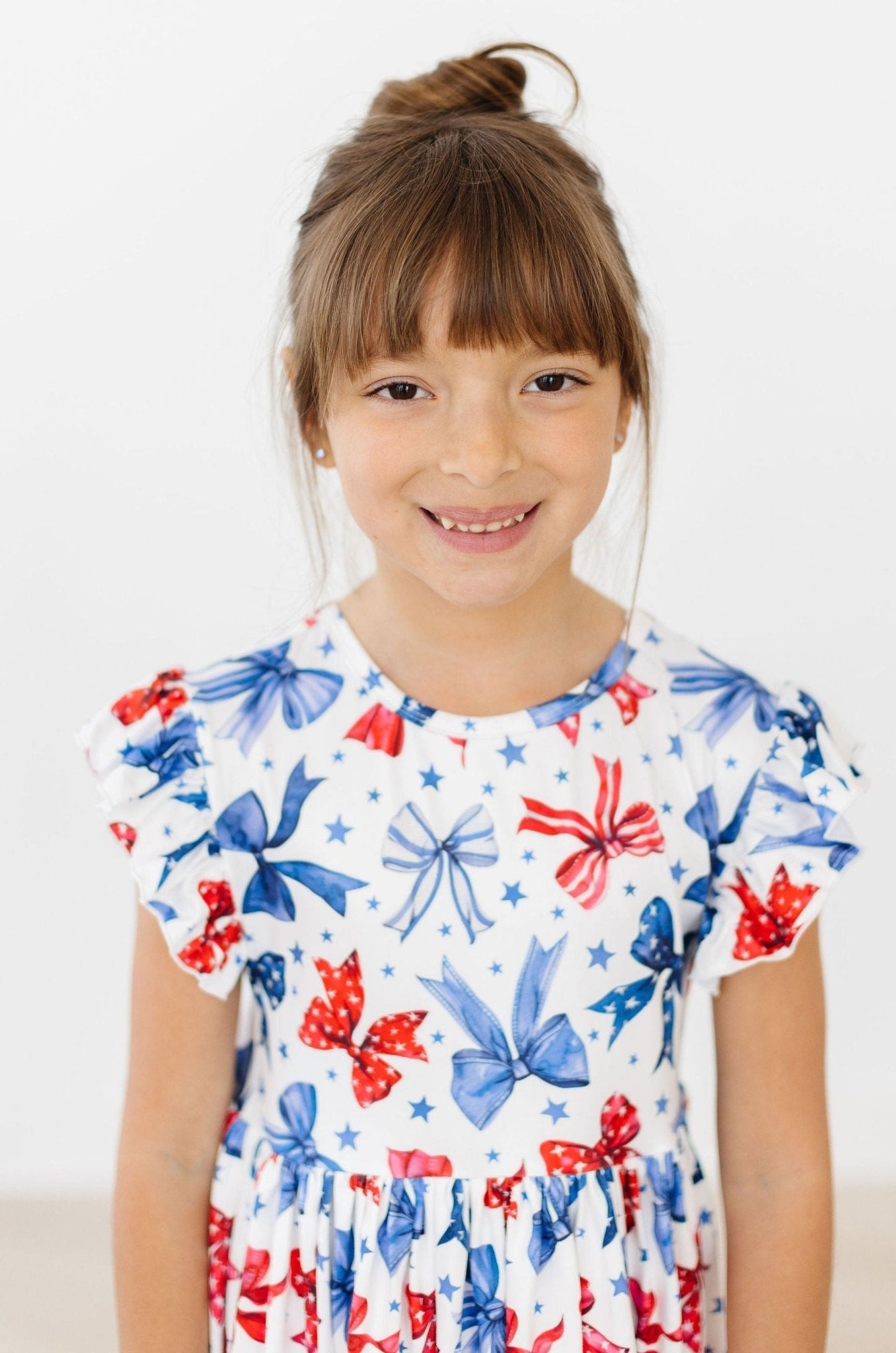 Born to Sparkle Flutter Sleeve Twirl Dress - Blissfully Lavender BoutiqueMila & Rose ®
