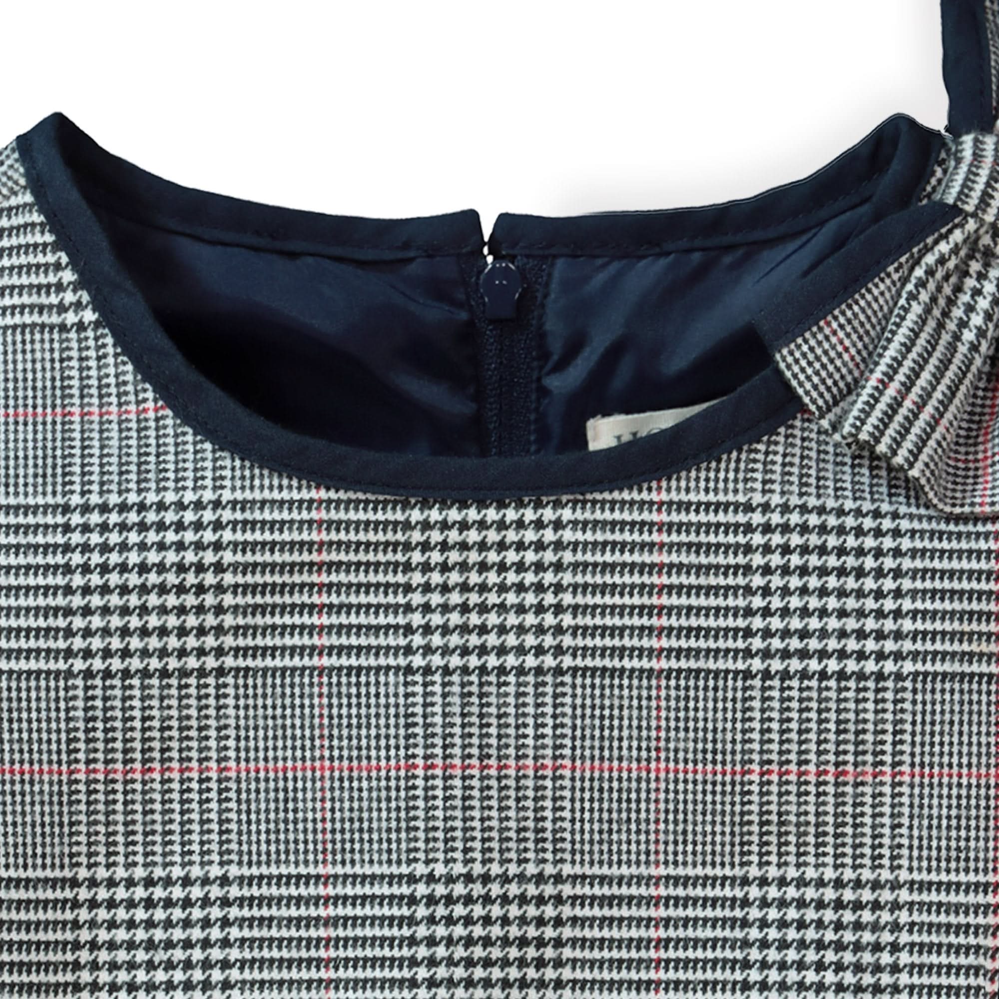 Bow Shoulder A-Line Dress