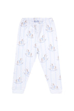 Boys Blue Rocking Horse Pajamas - Blissfully Lavender BoutiqueNella Pima