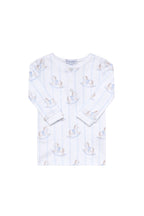 Boys Blue Rocking Horse Pajamas - Blissfully Lavender BoutiqueNella Pima