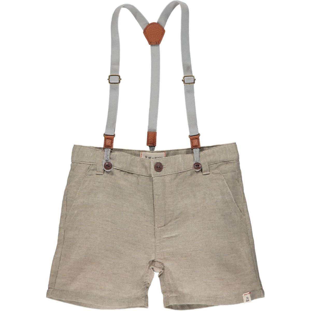 Boys Captain Shorts with Suspenders - Blissfully Lavender BoutiqueMe & Henry