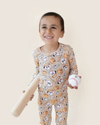 Boys Cool Catch Bamboo Two Piece Pajama Set - Blissfully Lavender BoutiqueLUCKY PANDA KIDS