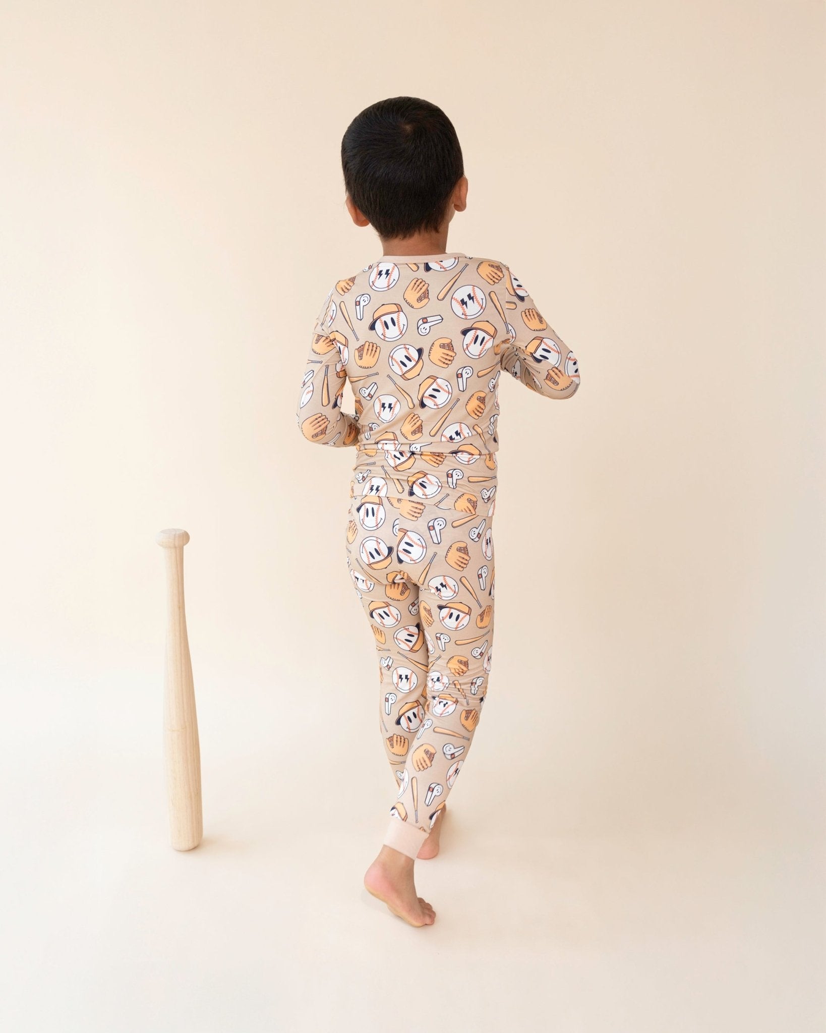 Boys Cool Catch Bamboo Two Piece Pajama Set - Blissfully Lavender BoutiqueLUCKY PANDA KIDS