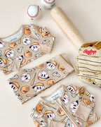 Boys Cool Catch Bamboo Two Piece Pajama Set - Blissfully Lavender BoutiqueLUCKY PANDA KIDS