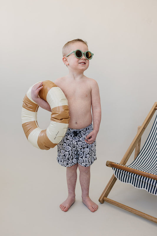 Boys Coral Reef Swim Shorts - Blissfully Lavender BoutiqueMebie Baby