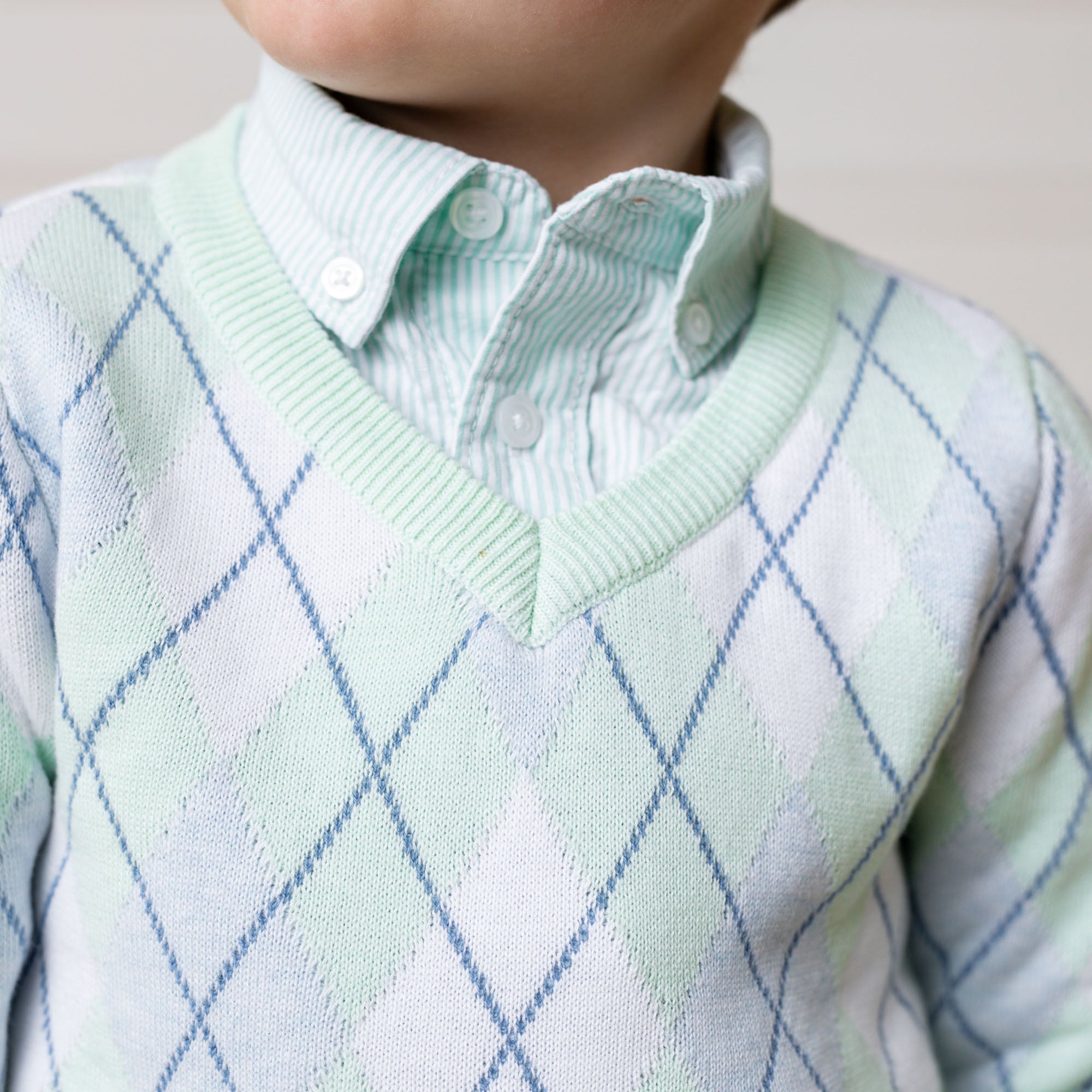 Boys Organic Seersucker Shirt - Blissfully Lavender BoutiqueHope & Henry