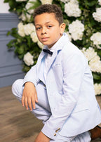 Boys Organic Seersucker Suit Jacket - Blissfully Lavender BoutiqueHope & Henry